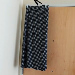 Terra & Sky Black Maxi Skirt with Pockets 3x
